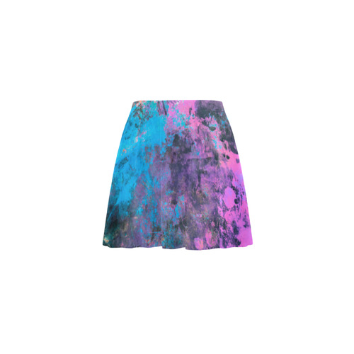 abstraction colors Mini Skating Skirt (Model D36)