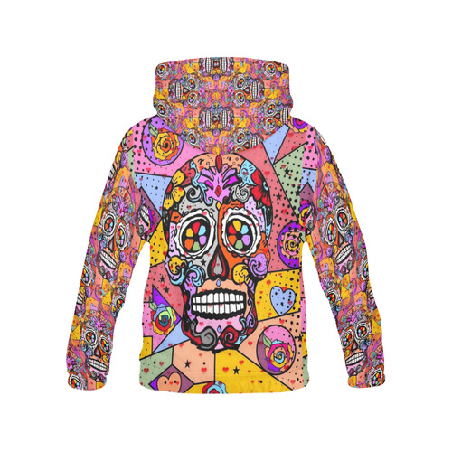 Los muertos Popart by Nico Bielow All Over Print Hoodie for Men (USA Size) (Model H13)