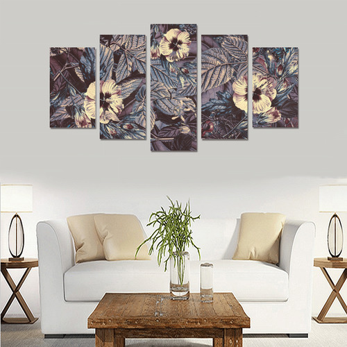 flowers 9 Canvas Print Sets A (No Frame)