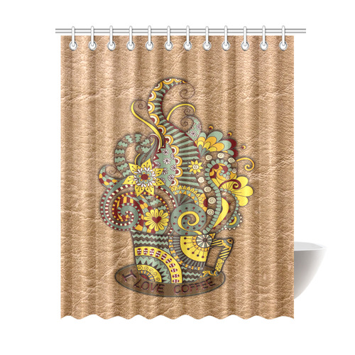 for coffee lovers Shower Curtain 69"x84"