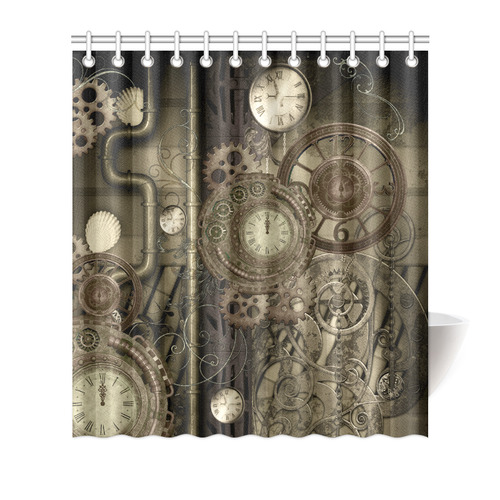 Awesome steampunk design Shower Curtain 66"x72"