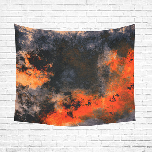 abstraction colors Cotton Linen Wall Tapestry 60"x 51"