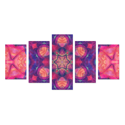 mandala Canvas Print Sets C (No Frame)