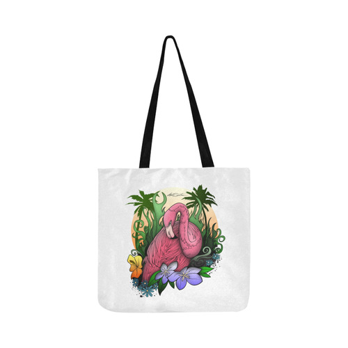 Flamingo Reusable Shopping Bag Model 1660 (Two sides)