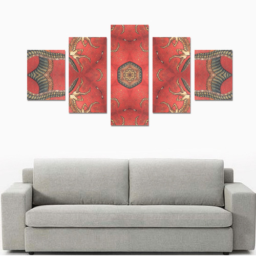 magic mandala 8 Canvas Print Sets B (No Frame)