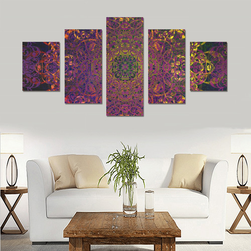 magic mandala Canvas Print Sets B (No Frame)