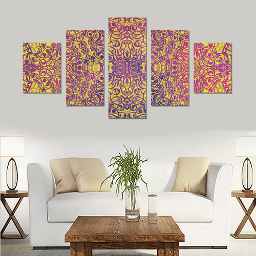 magic mandala Canvas Print Sets B (No Frame)