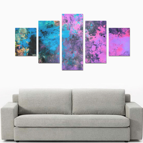 abstraction colors Canvas Print Sets B (No Frame)