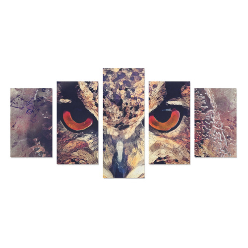 owl Canvas Print Sets C (No Frame)