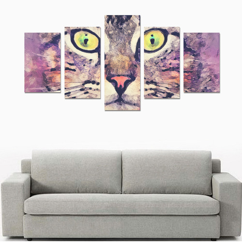 cat Canvas Print Sets C (No Frame)