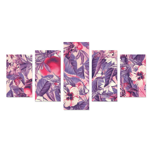 flowers 7 Canvas Print Sets C (No Frame)