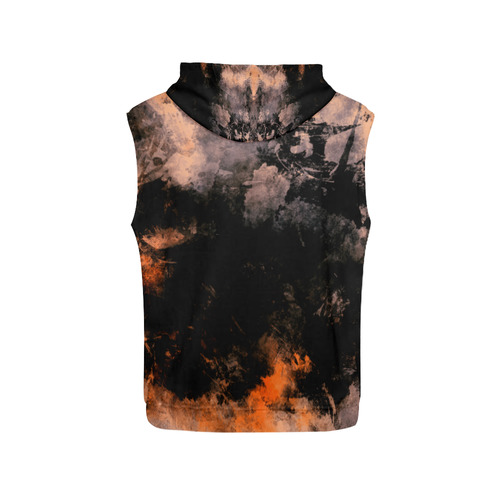 abstraction colors All Over Print Sleeveless Hoodie for Women (Model H15)