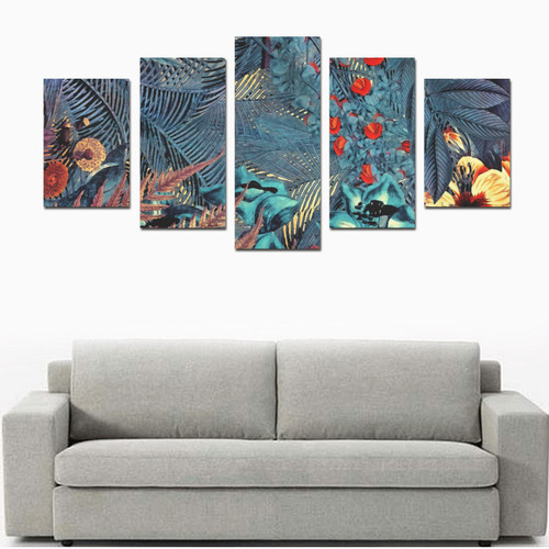 flowers Canvas Print Sets D (No Frame)