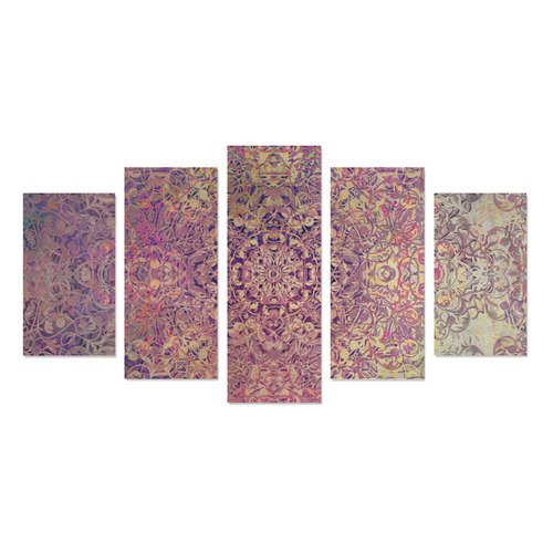 Magic mandala 6 Canvas Print Sets A (No Frame)