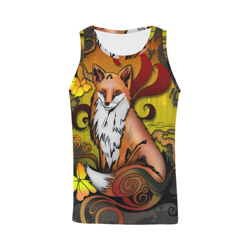 Outdoor Fox All Over Print Tank Top for Men (Model T43)