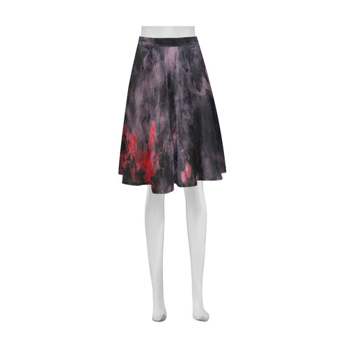 abstraction colors Athena Women's Short Skirt (Model D15)