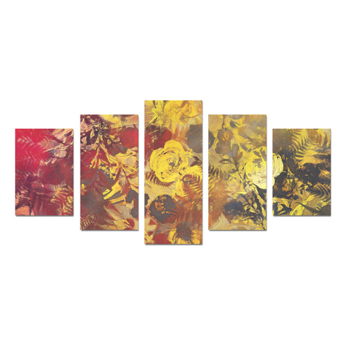 flowers Canvas Print Sets D (No Frame)