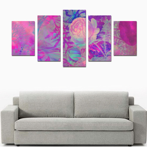 flora 6 Canvas Print Sets D (No Frame)