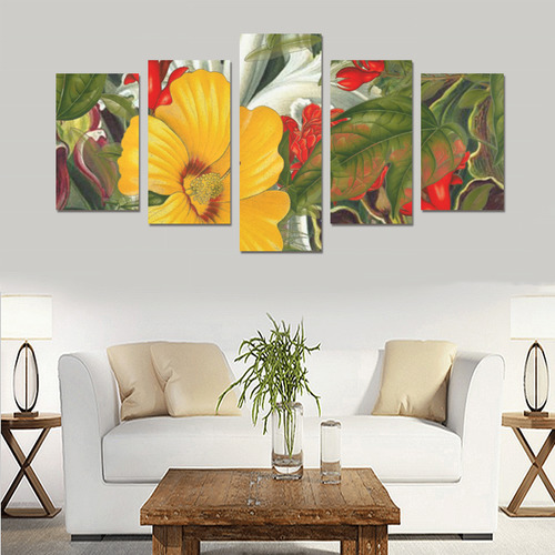 flora 1 Canvas Print Sets C (No Frame)