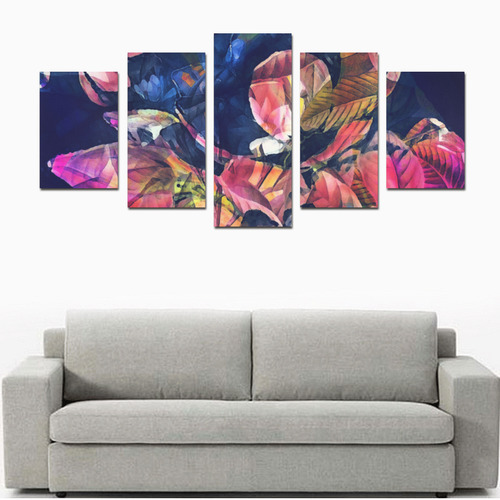 flowers Canvas Print Sets D (No Frame)