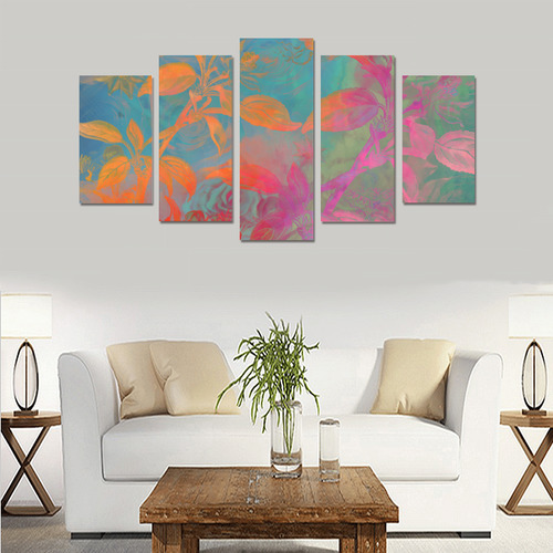 flowers roses Canvas Print Sets A (No Frame)