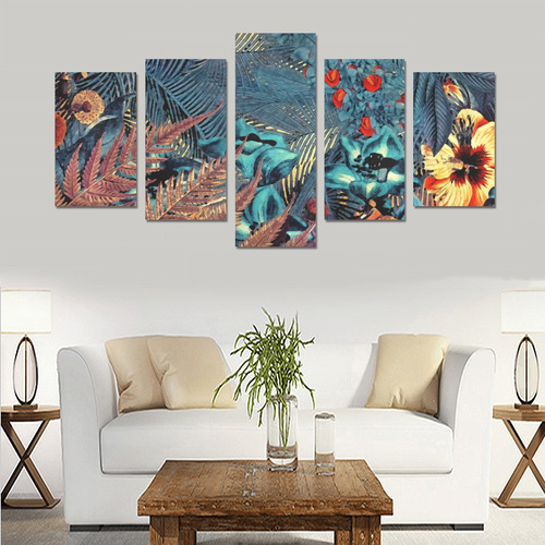 flowers Canvas Print Sets C (No Frame)