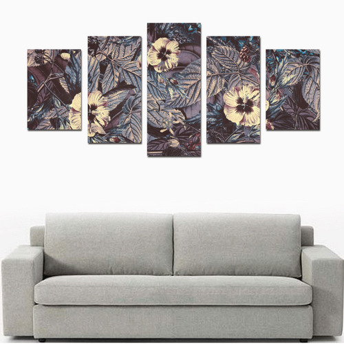 flowers 9 Canvas Print Sets D (No Frame)