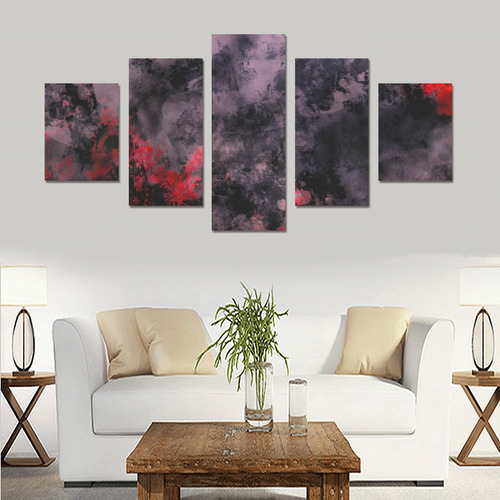 abstraction colors Canvas Print Sets B (No Frame)