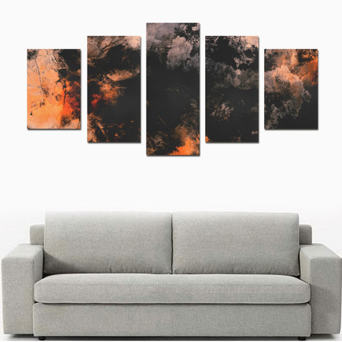 abstraction colors Canvas Print Sets D (No Frame)