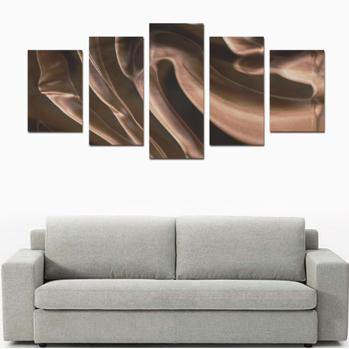 Molten Chocolate Canvas set by Martina Webster Canvas Print Sets D (No Frame)