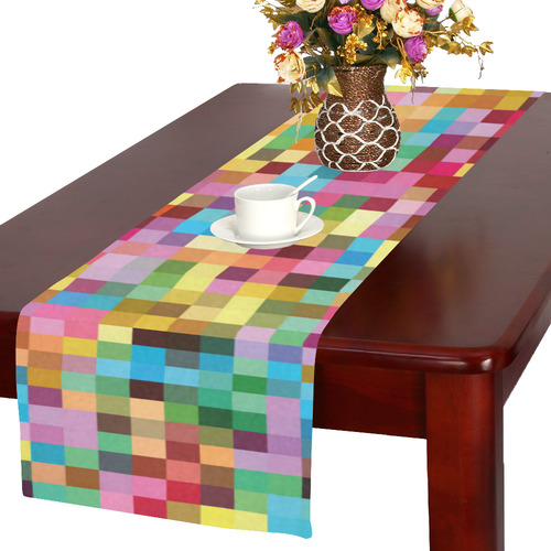 Mosaic Pattern 2 Table Runner 16x72 inch