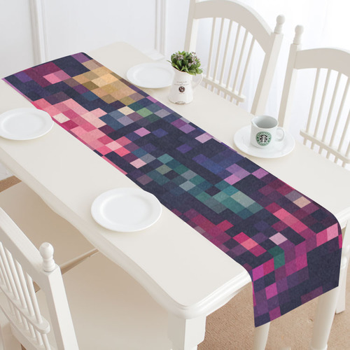 Mosaic Pattern 8 Table Runner 16x72 inch