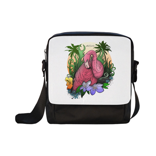 Flamingo Crossbody Nylon Bags (Model 1633)