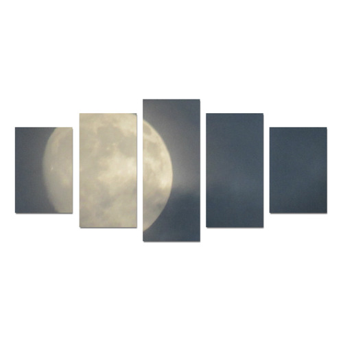 Cloudy Moon Canvas set by Martina Webster Canvas Print Sets D (No Frame)