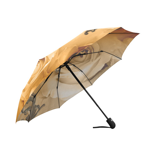 Vintage design, roses Auto-Foldable Umbrella (Model U04)