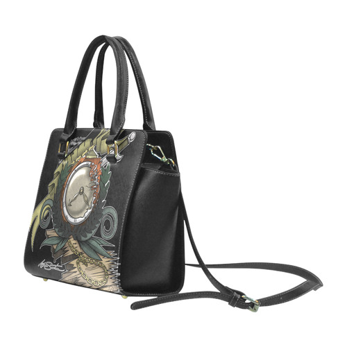 End Of Time Rivet Shoulder Handbag (Model 1645)