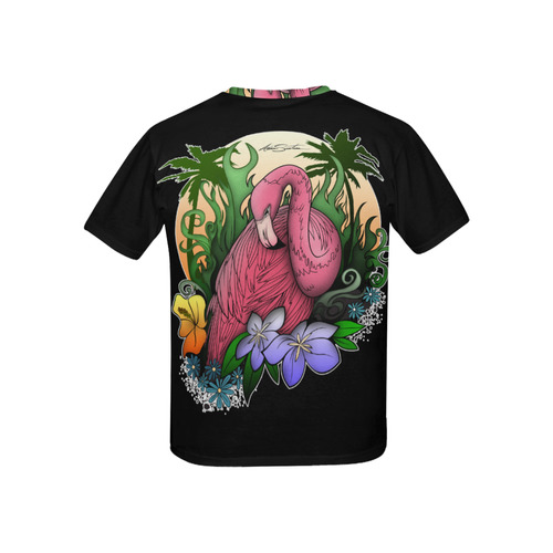 Flamingo Kids' All Over Print T-shirt (USA Size) (Model T40)