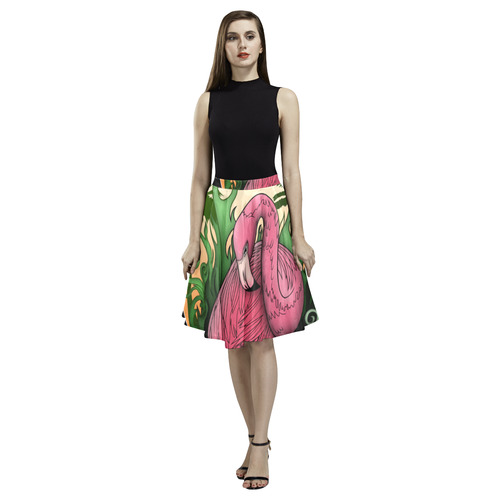 Flamingo Melete Pleated Midi Skirt (Model D15)