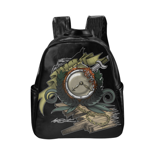 End Of Time Multi-Pockets Backpack (Model 1636)