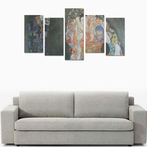 Death and Life by Gustav Klimt Canvas Print Sets E (No Frame)