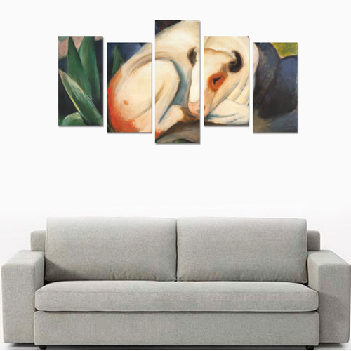 The Bull by Franz Marc Canvas Print Sets E (No Frame)