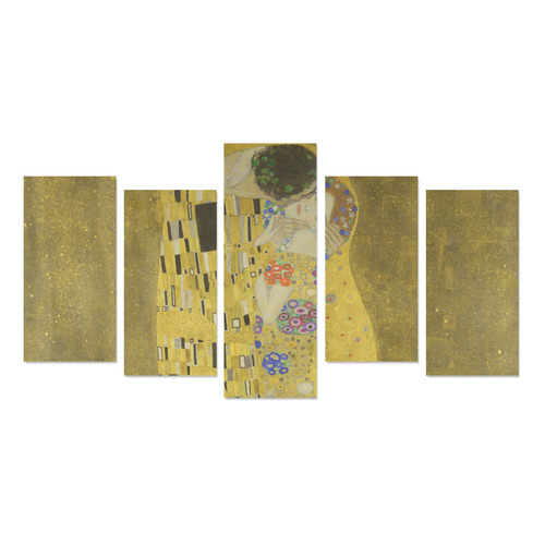 The Kiss by Gustav Klimt Canvas Print Sets E (No Frame)