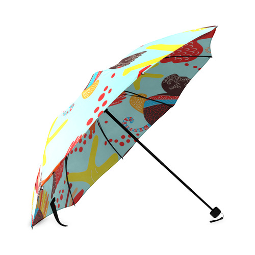Cute Fish Starfish Underwater Foldable Umbrella (Model U01)