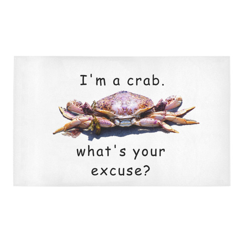 I'm a crab doormat Azalea Doormat 30" x 18" (Sponge Material)