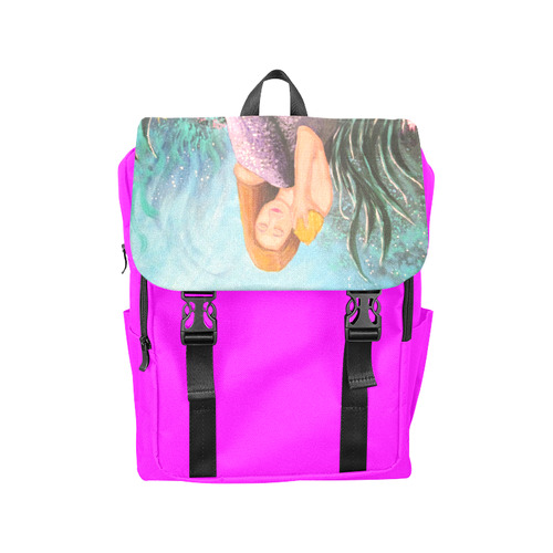 Mermaid Under The Sea Casual Shoulders Backpack (Model 1623)