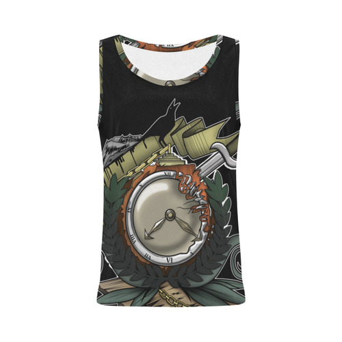 End Of Time All Over Print Tank Top for Women (Model T43)
