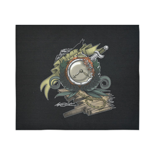 End Of Time Cotton Linen Wall Tapestry 60"x 51"