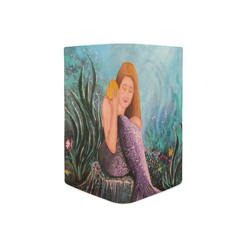 Mermaid Under The Sea Women's Leather Wallet (Model 1611)