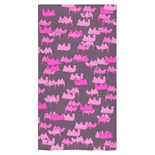 camelflage pink Bath Towel 30"x56"