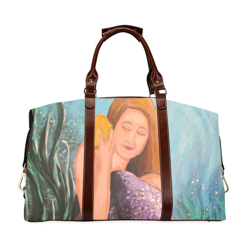 Mermaid Under The Sea Classic Travel Bag (Model 1643) Remake